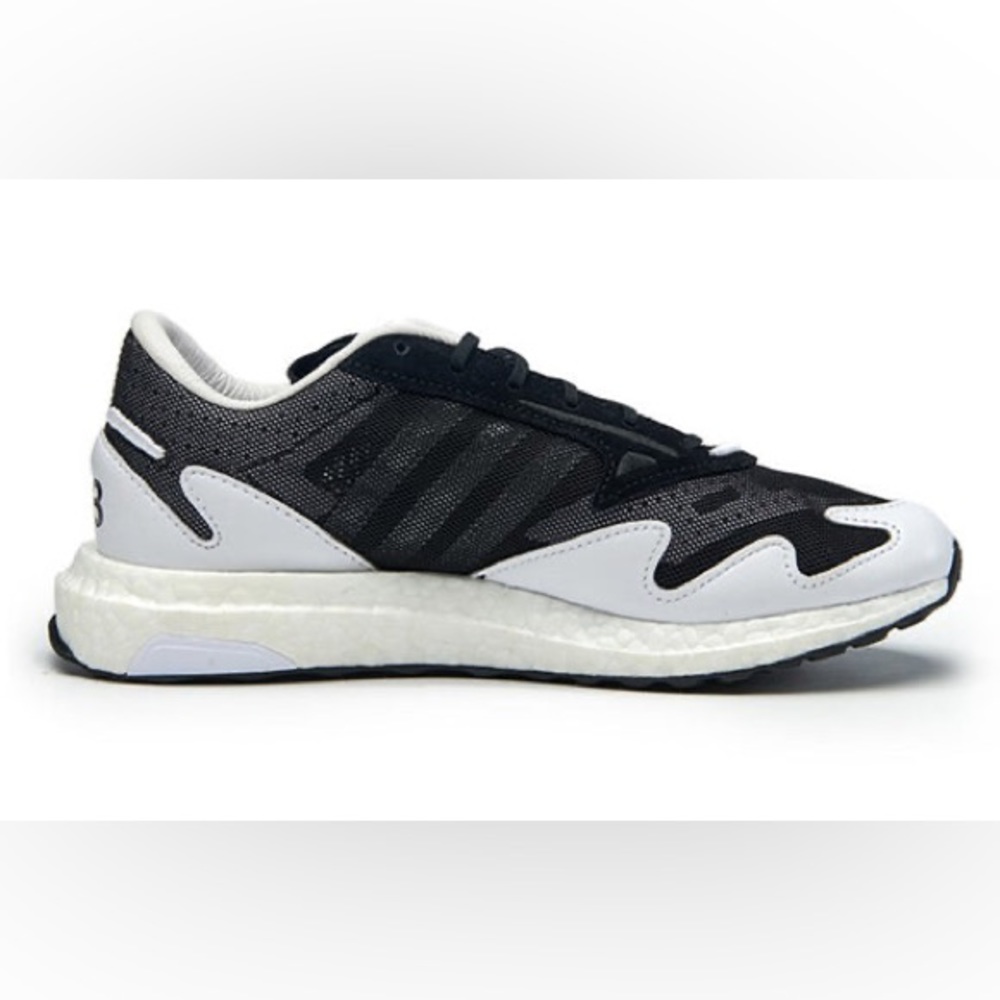 Y-3 Adidas by Yohji Yamamoto Rhisu run FX7261 black/white SZ 12.5 Brand New Box